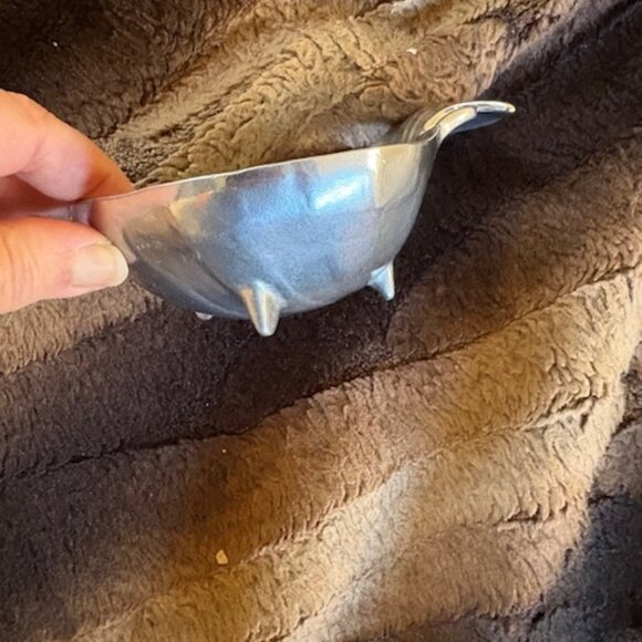 Wilton Company Armetale Pewter Shell Small Footed Trinket Dish Catch All Bowl - Picture 4 of 5